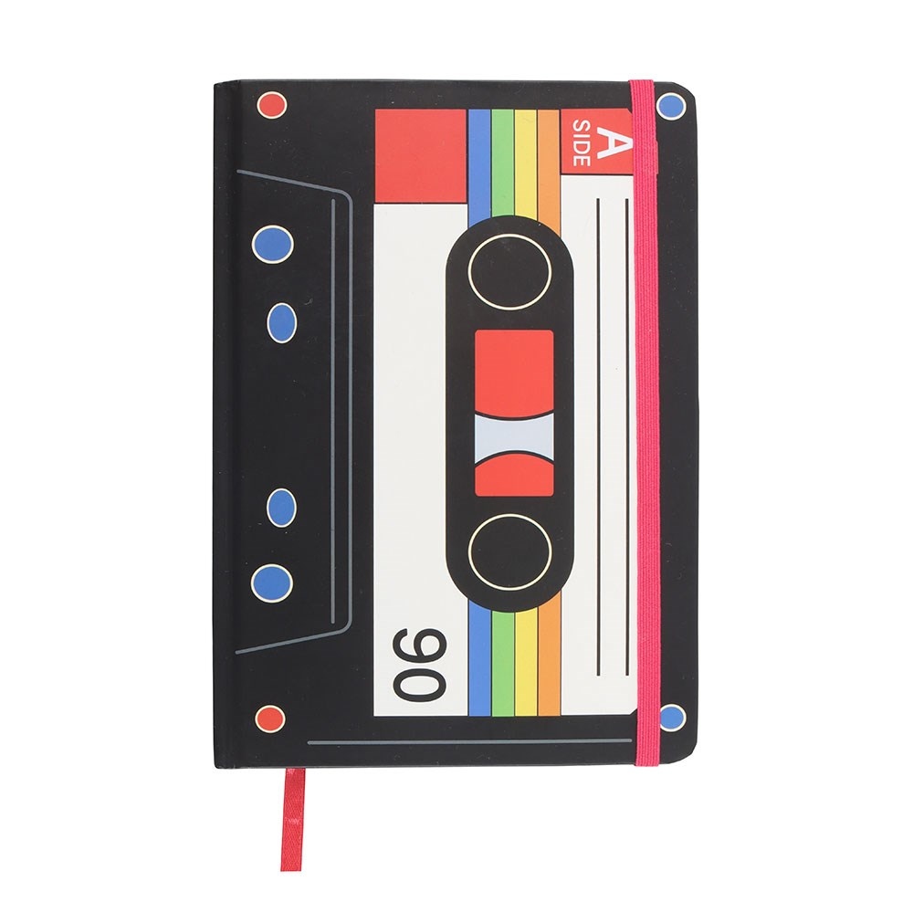 Something Different - Retro Cassette Tape A5 Notizbuch - Mehrfarben